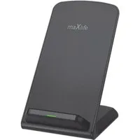 MaXlife MXWC-07 Wireless Charger (1x Wireless Charger, 1x USB-A auf USB-C Kabel (1 m), Kabelloses Schnellladen bis 15 W mit automatischem Ladestart)