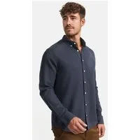 Indicode Langarmhemd Herren Riverside Herrenhemd Langarm Langarmhemd mit Button-Down-Kragen