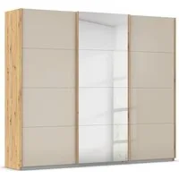 OTTO home Schwebetürenschrank Kleiderschrank Kleiderschränke Schrank Garderobe AGORDO mit Glasfront (Breiten 203/271/315/360 cm, Höhen 210/229 cm) durchdachte Innenausstattung, in 4 Breiten und 2 Höhen MADE IN GERMANY
