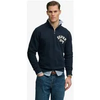 Superdry Sweatshirt VINTAGE ATHLETIC HALF ZIP mit hoch geschlossenem Ausschnitt, Loose Fit, in normaler Länge