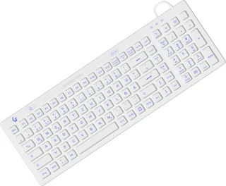 KeySonic KSK-6031INEL-Wh (DE) | 60886 | Kompakt Hygienetastatur - Industrietastatur