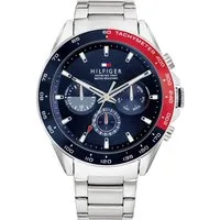 Tommy Hilfiger Multifunktionsuhr OWEN 1791968, Quarzuhr, Armbanduhr, Herrenuhr, Datum, Edelstahlarmband