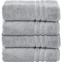 done.® Handtuch Set Daily Uni, Walkfrottier (Set, 4-St), Uni Farben, saugfähiges Walkfrottier