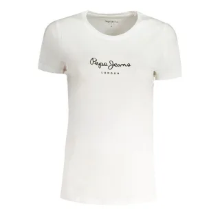 Pepe Jeans Bianco Baumwolle Damen T-Shirt