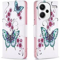 Wigento Handyhülle Für Xiaomi Redmi Note 13 Pro Plus Kunstleder Tasche Hülle Book Motiv 3