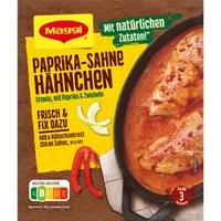 MAGGI Saucen, Maggi Fix für Paprika Sahne Hähnchen cremig mit Zwiebeln 31g