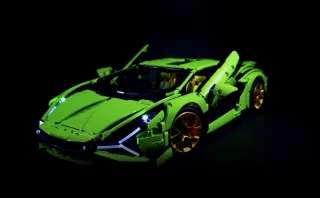LED-Beleuchtungsset Licht-Set / Akku-Box / passend für Lego Lamborghini SIAN 42115 FKP 37