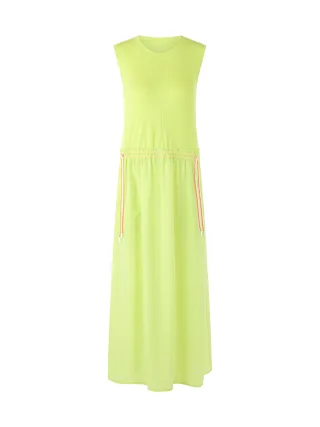 Marc Cain Sports - Ärmelloses Midikleid mit Tunnelzug sunny lime new - Gr. - 38