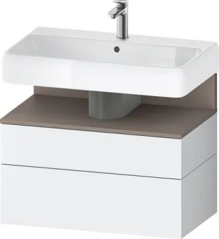 Duravit Qatego Waschtischunterbau wandhängend Weiß Matt 790x470x590 mm - QA4394043180000 QA4394043180000
