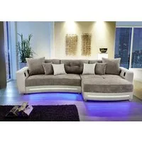 Jockenhöfer Gruppe Ecksofa Laredo L-Form, B: 322 cm, mit RGB-LED-Beleuchtung, Soundsystem & Zierkissen