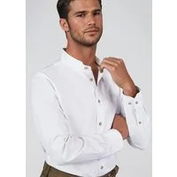 Spieth & Wensky Trachtenhemd Halberto in Slim Fit, mit Stehkragen