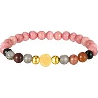 Kim Johanson Armband Flow (1-tlg), mit Natursteinen und Edelstahl