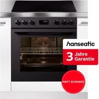 Hanseatic Induktions Herd-Set HBCO7210A1MB+HI46074C, inkl. 3 Jahre Herstellergarantie