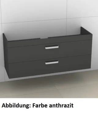 Artiqua 414 Waschtischunterschrank für Sentique 5142E0 Eiche Weiß quer NB, 414-WU2L-V20-7185-440 414-WU2L-V20-7185-440
