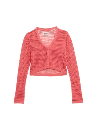 tom tailor kids - Cropped Cardigan pink dream - Gr. - 92/98