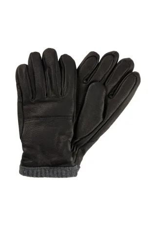 camel active - Handschuhe aus Leder asphalt - Gr. - M