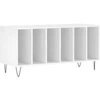 vidaXL Lowboard Plattenschrank Weiß 100x38x48 cm Holzwerkstoff (1 St)