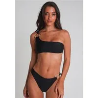 Moda Minx Triangel-Bikini-Top Irregular Hoop One Shoulder Top (1-St), im angesagten One-Shoulder-Stil