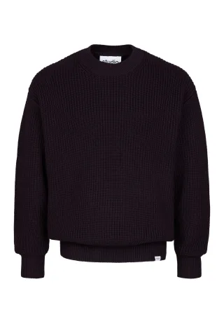 seidensticker - STU CREW NECK PULLOVER Deep Wine - Gr. - XS