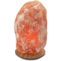 Wagner Life Design Salzkristall-Tischlampe Rock, Leuchtmittel wechselbar, Warmweiß, Handgefertigt - jeder Stein ein Unikat, H: ca.23 cm, ca.4-6 kg