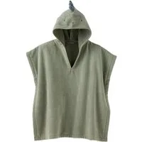 vertbaudet Badeponcho Baby Badeponcho TIERLIEBE, Recycelte Baumwolle