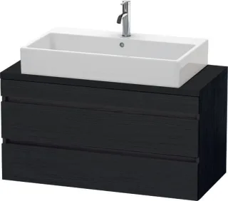 Duravit DuraStyle Konsolenwaschtischunterbau wandhängend Eiche Schwarz Matt 1000x478x512 mm - DS5309 DS530901616
