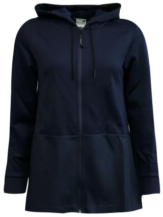 Puma Evo Drapey Marineblaue Trainingsjacke für Damen
