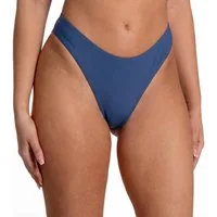 Aquarti Bikini-Hose Tanga Thong Bottom Hohe Taille