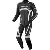 Bogotto Motorradkombi Misano 2-Teiler Motorrad Lederkombi protektoren reflektierende