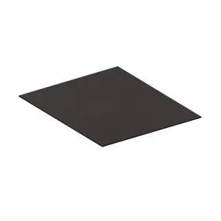 Keuco Abdeckplatte Edition 11 Art 49031, 400 x 4 x 483 mm Glas smoKeuco satiniert, 49031340400 49031340400