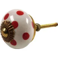 Guru-Shop Möbelknopf Kleiner Möbelknopf aus Keramik, Möbelknauf..