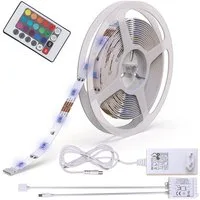 B.K.Licht LED-Streifen Lucilla, LED Band, RGB, Fernbedienung, selbstklebend, Farbwechsel, kürzbar