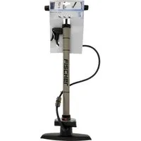 FISCHER Fahrrad Fahrradpumpe Standpumpe "" 85580, Manometer