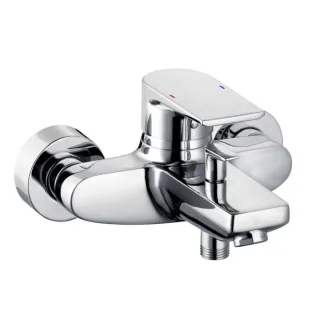 Heinrich Schulte alpha_400 Wannenarmatur Z069406-00010 verchromt, Ausladung 170mm, ohne Brausegarnitur