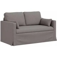 vidaXL Sofa Sofa Taupe 139 x 78 x 80 cm Stoff, 1 Teile