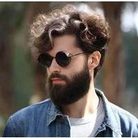 PACIEA Sonnenbrille Damen Herren Rundrahmen UV Schutz Polarisiert Mode