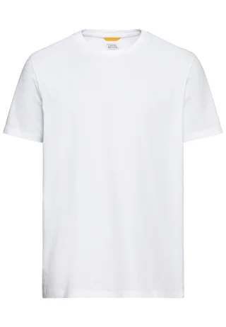 camel active - T-Shirt aus reiner Baumwolle white - Gr. - M
