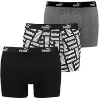 PUMA BODYWEAR Boxershorts Everyday Bodywear ohne Eingriff, Logo-Bund im 3er Pack
