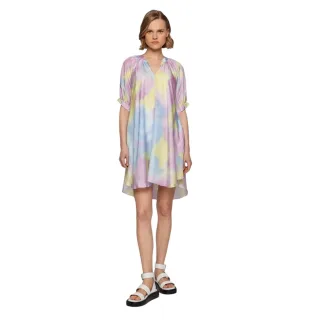 Boss - Minikleid für Damen, Seide (Bunt bedruckt)