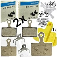 Shimano Scheibenbremse Shimano 2x K05S-RX Resin XT XTR 105 Ultegra Disc Scheibenbremsbeläge