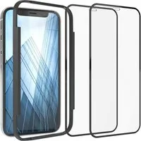 EAZY CASE Displayschutzfolie 2x Schutzglas für Apple iPhone 12 Mini, Bildschirmschutz Display Glasfolie 5,4 Zoll Panzerglas Glas 9H Folie