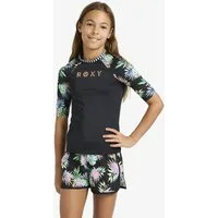 Roxy Strandshirt ROXY ACTIVE RG SHORT SLEEVE LYCRA für Kinder und Jugendliche, Kurzarm-Design, mit Elasthan-Anteil