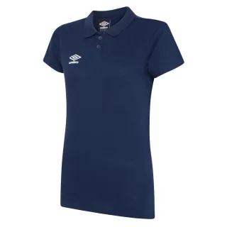 Umbro Damen/Damen Club Essential Poloshirt (Dunkelmarineblau/Weiß)