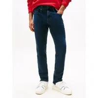 Tommy Jeans Gerade Jeans Scanton Slim Mit Markenlabel aus Leder hinten