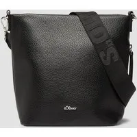 s.Oliver Schultertasche Tasche, Hobo-Bag in Leder-Optik mit abnehmbarem Schultergurt