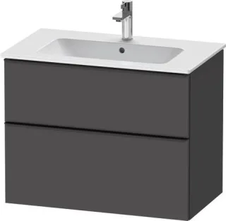 Duravit D-Neo Waschtischunterbau wandhängend Graphit Matt 810x462x625 mm - DE43620BD490000 DE43620BD490000