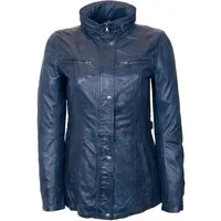 Lolus Lederjacke Angel Lange Damen Lederjacke aus weichem Lammnappa Leder