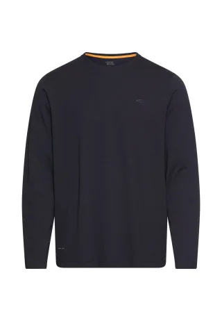 camel active - fleXXXactive® Langarmshirt mit Stay Fresh Funktion dark navy - Gr. - L