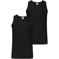 Fruit of the Loom Tanktop (Packung, 2-tlg) aus reiner Baumwolle