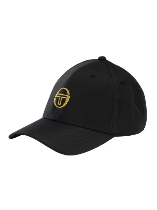Sergio Tacchini Marz Classic 6 Panel Cap, Schwarz
